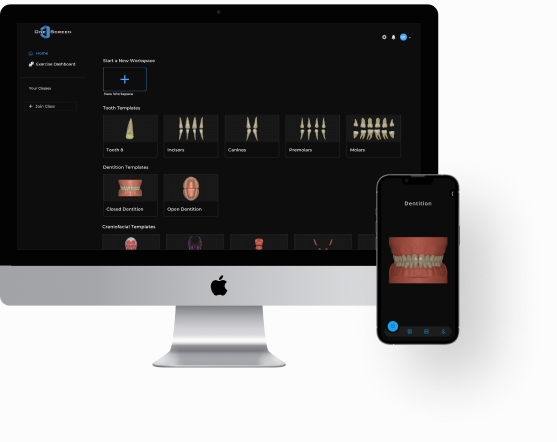 OneScreen on desktop and mobile
